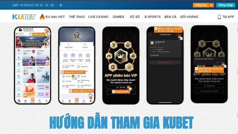 Hướng dẫn tham gia KUBET 2026 trên điện thoại và máy tính